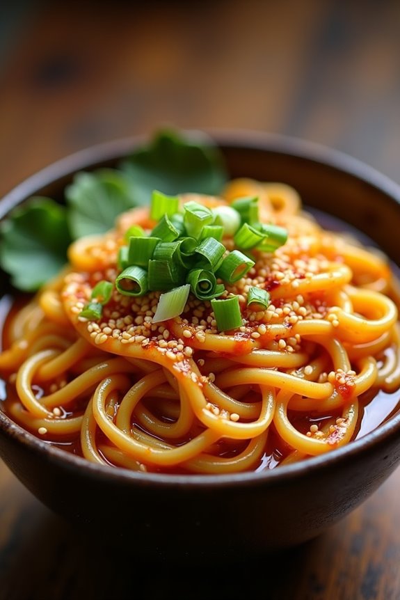 easy garlic infused ramen noodles
