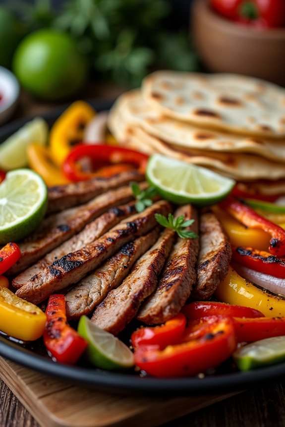 fire grilled fajitas delight
