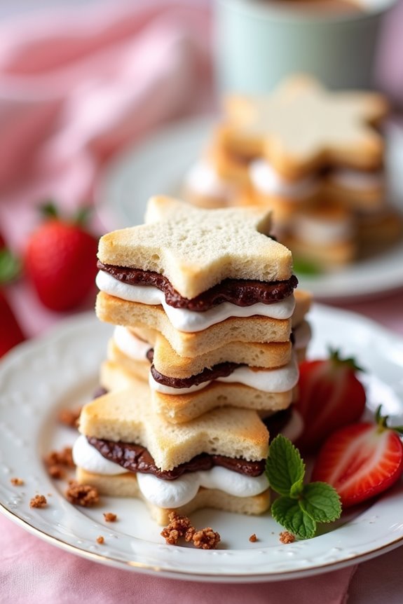 fluffernutter tea sandwiches recipe
