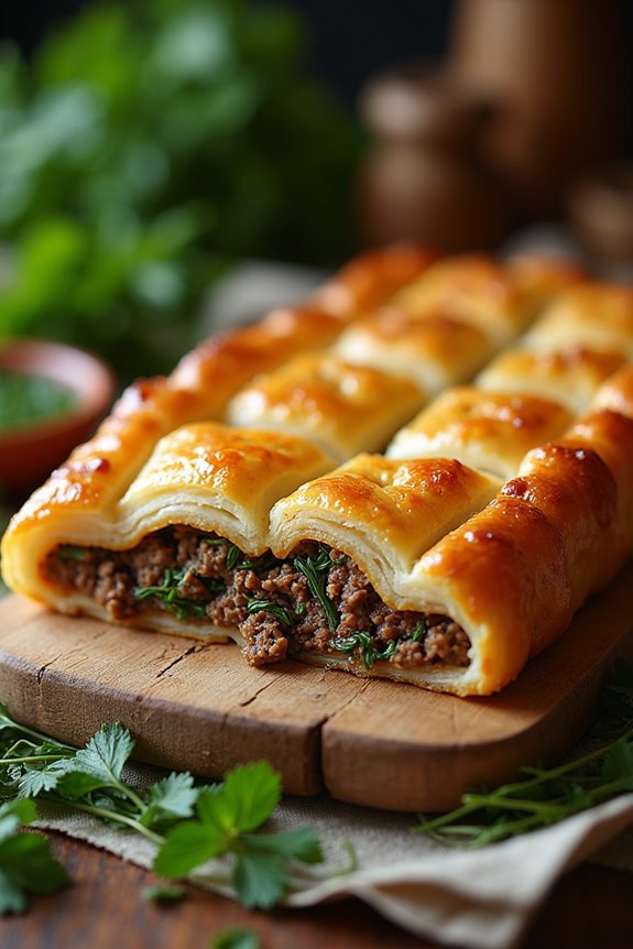 greek phyllo meat pie recipe