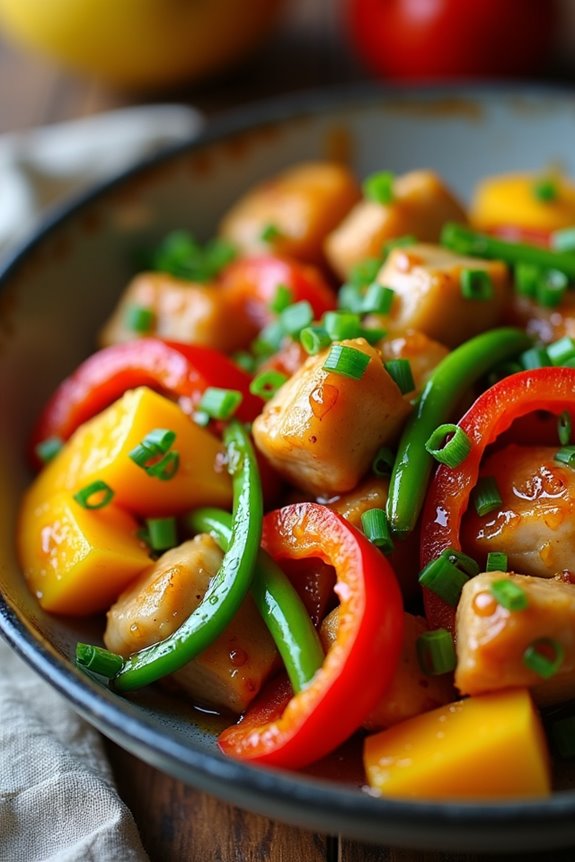 mango chicken stir fry recipe