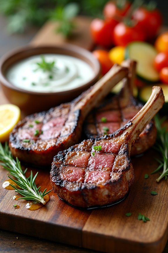 mediterranean grilled lamb chops