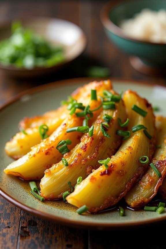 miso butter roasted cabbage