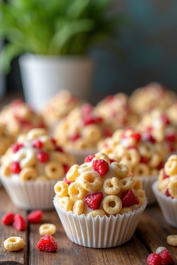 no bake chocolate strawberry cups