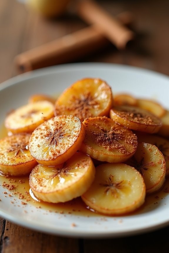 pan fried cinnamon bananas recipe
