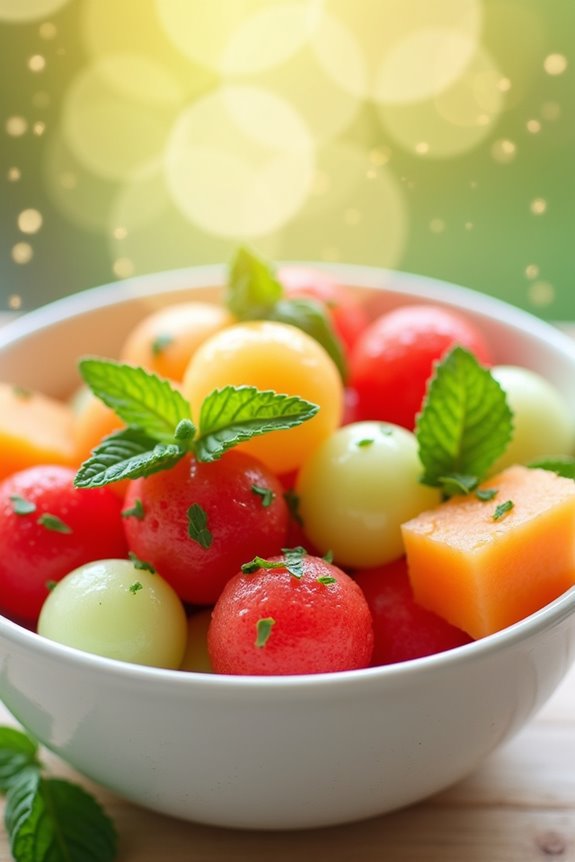 revitalizing melon ball salad
