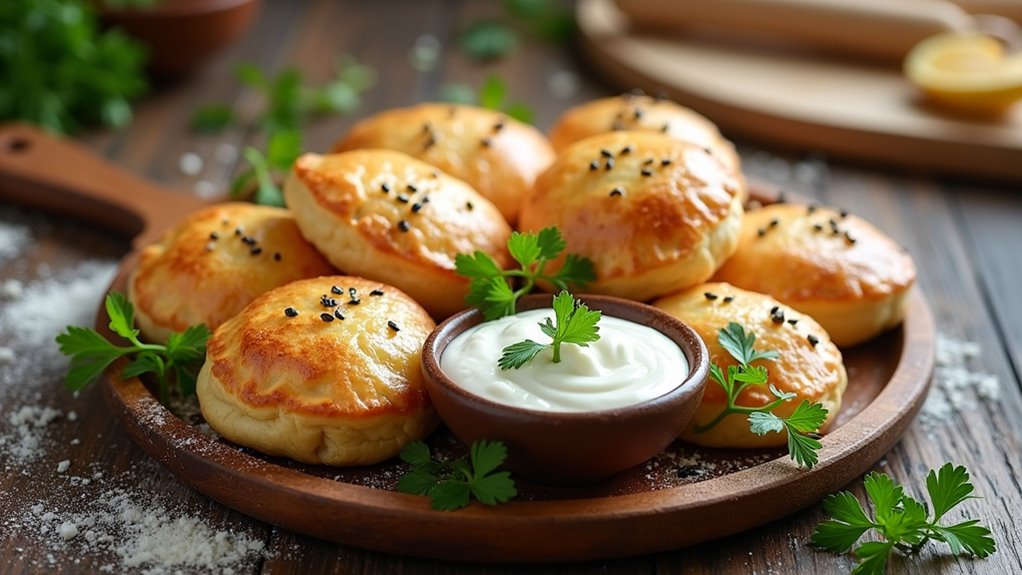savory cheese filled pastries