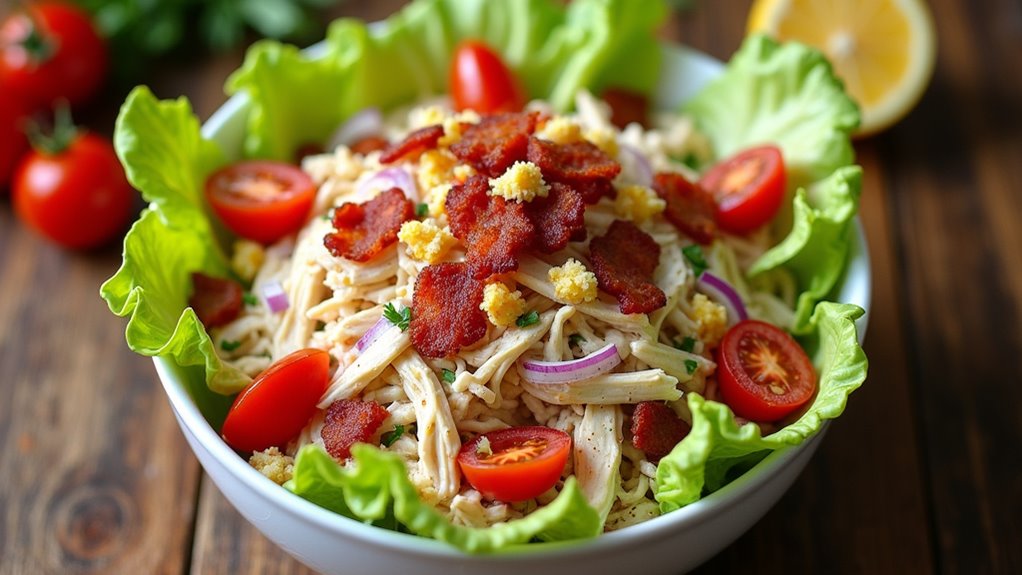 savory chicken salad twist