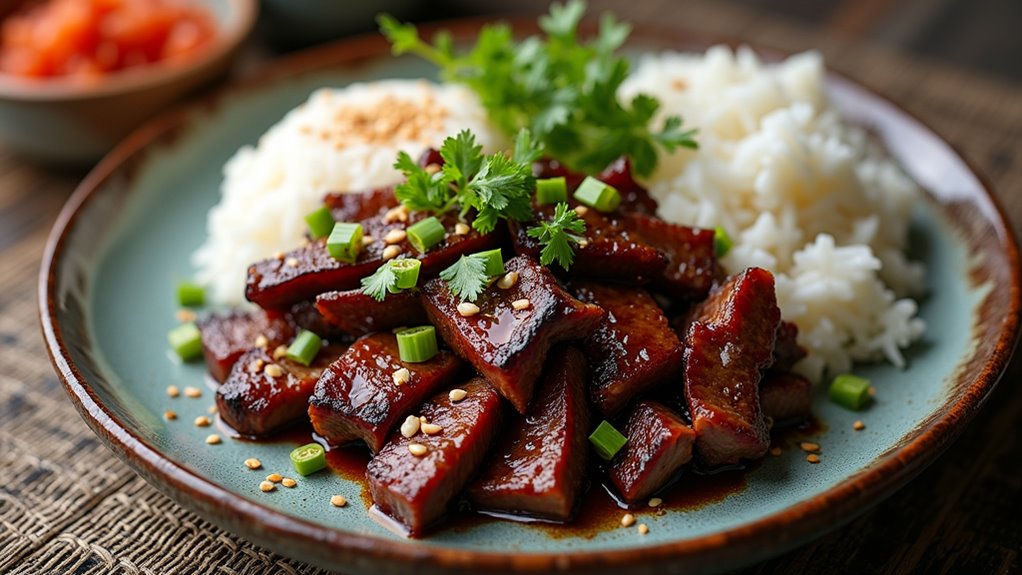 savory korean beef dish