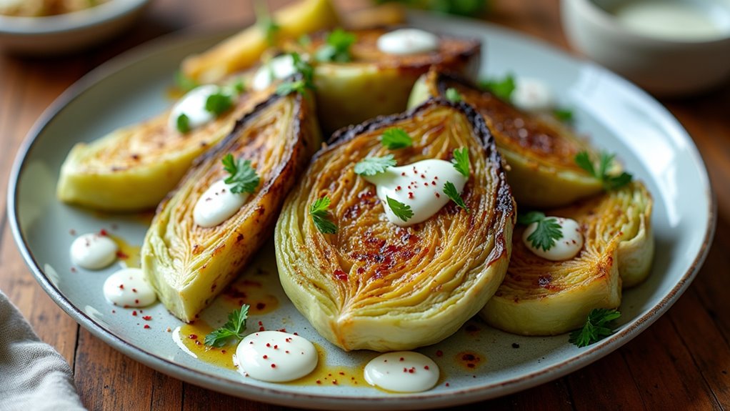 savory roasted cabbage delight