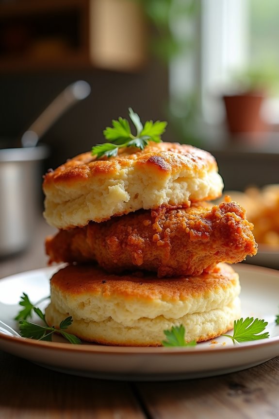 spicy sweet chicken biscuits