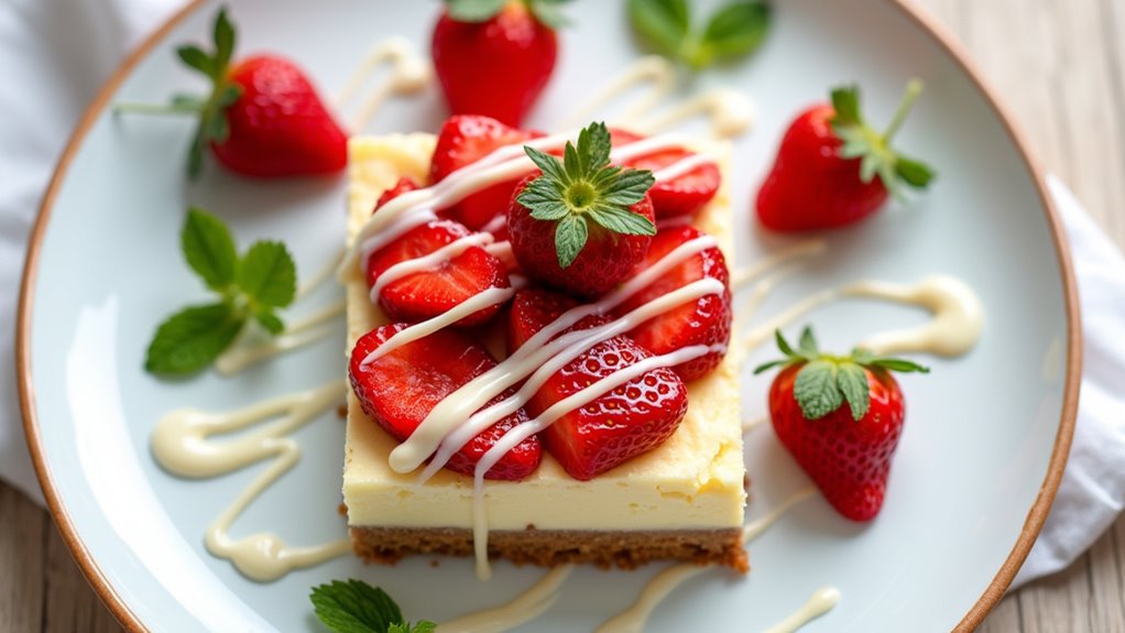 strawberry cheesecake bars recipe