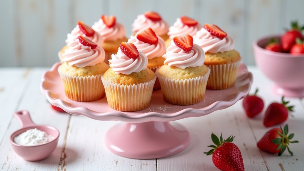 strawberry cupcake recipe delight