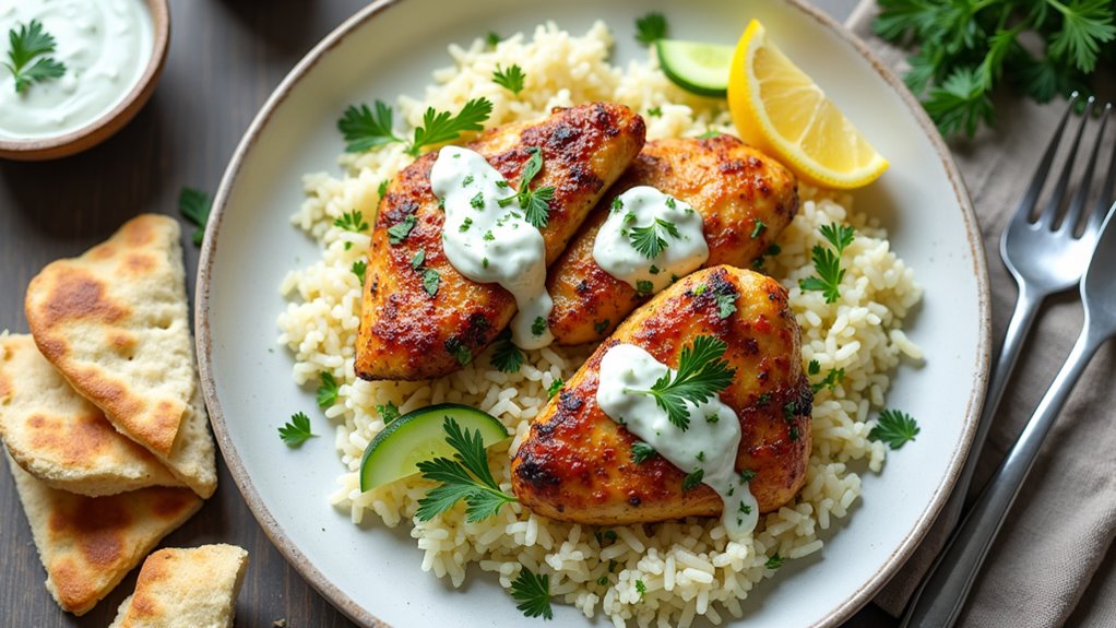 tasty chicken rice dish