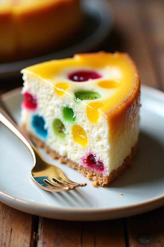 terrazzo cheesecake step by step