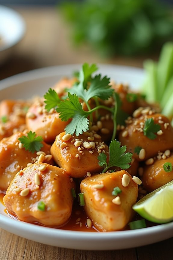 thai peanut chicken recipe