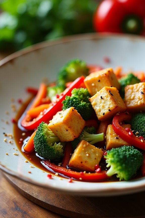 tofu vegetable stir fry recipe