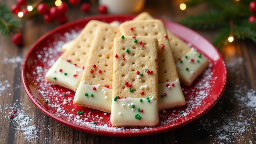 white chocolate sugar wafers
