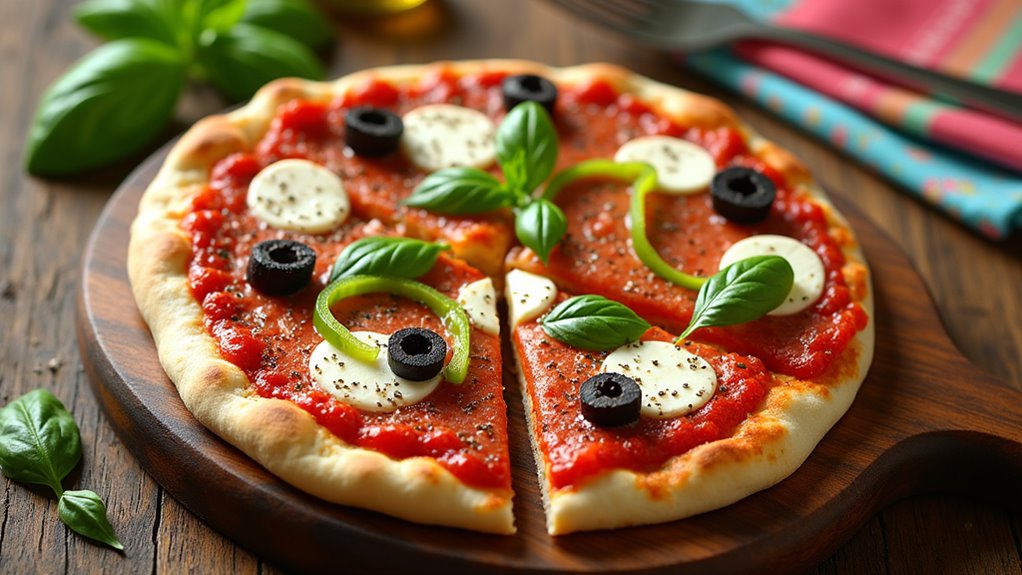 air fryer naan pizza