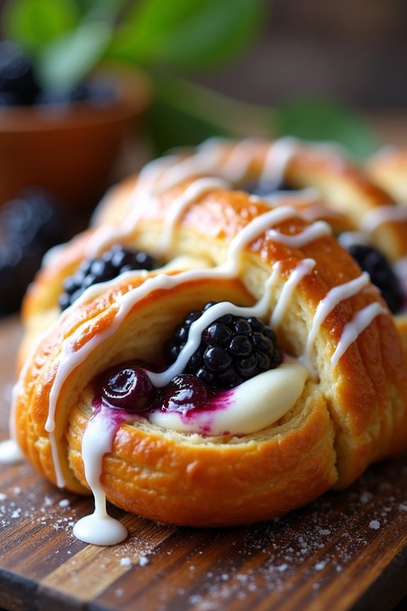blackberry cream cheese danish