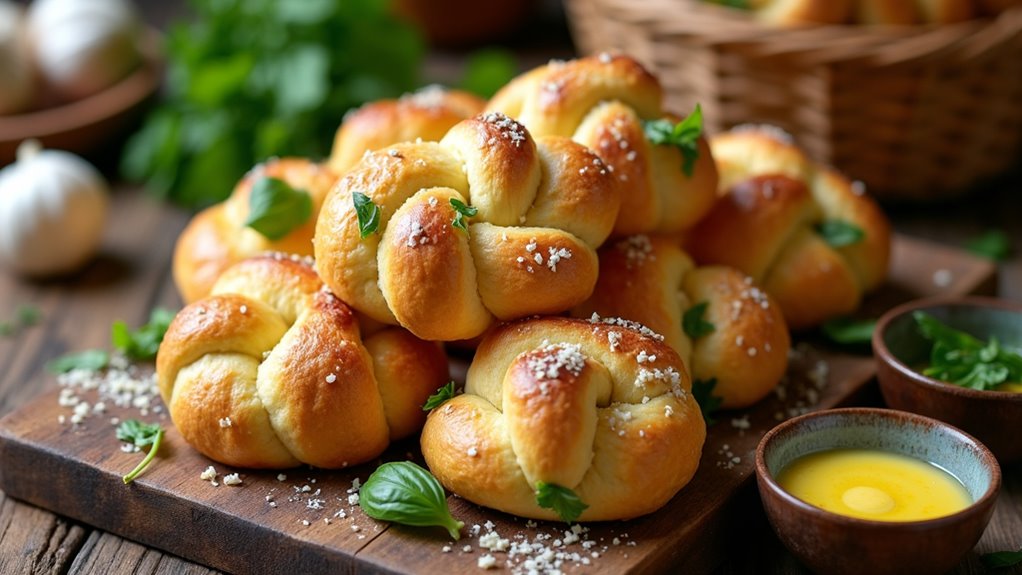 buttery garlic knots recipe