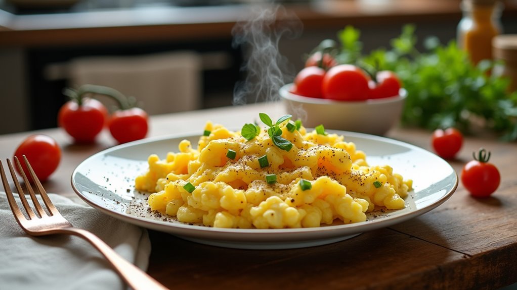 cottage cheese protein scramble