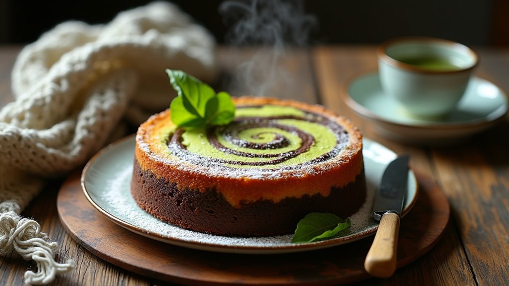 cozy indulgent matcha experience