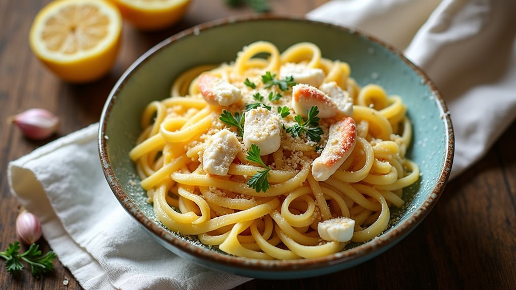 crab linguine for gatherings