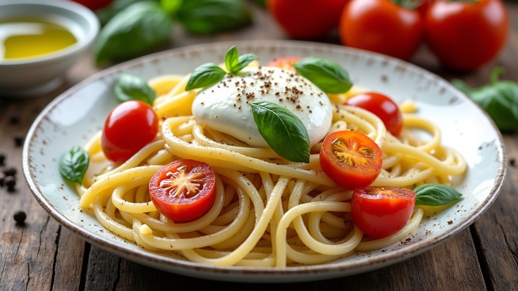 creamy burrata pasta recipe