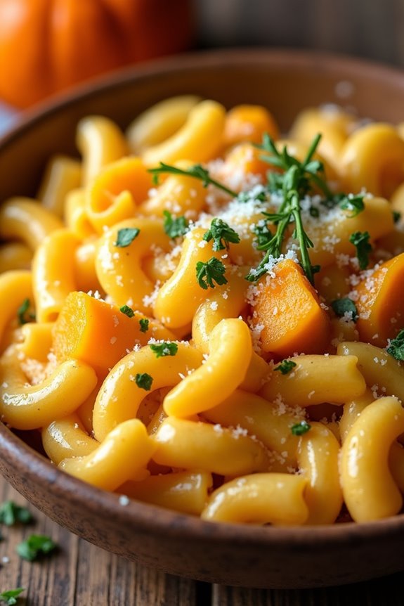 creamy butternut squash mac