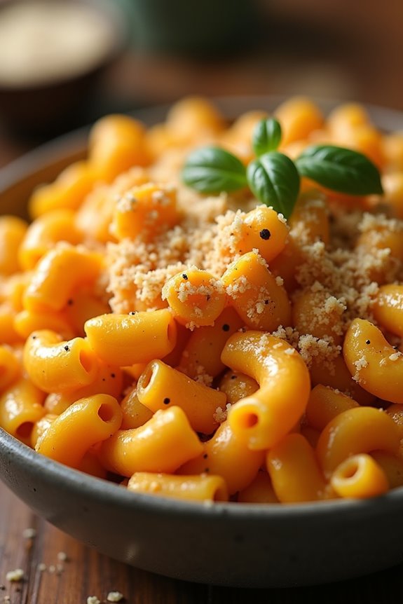 creamy butternut squash mac