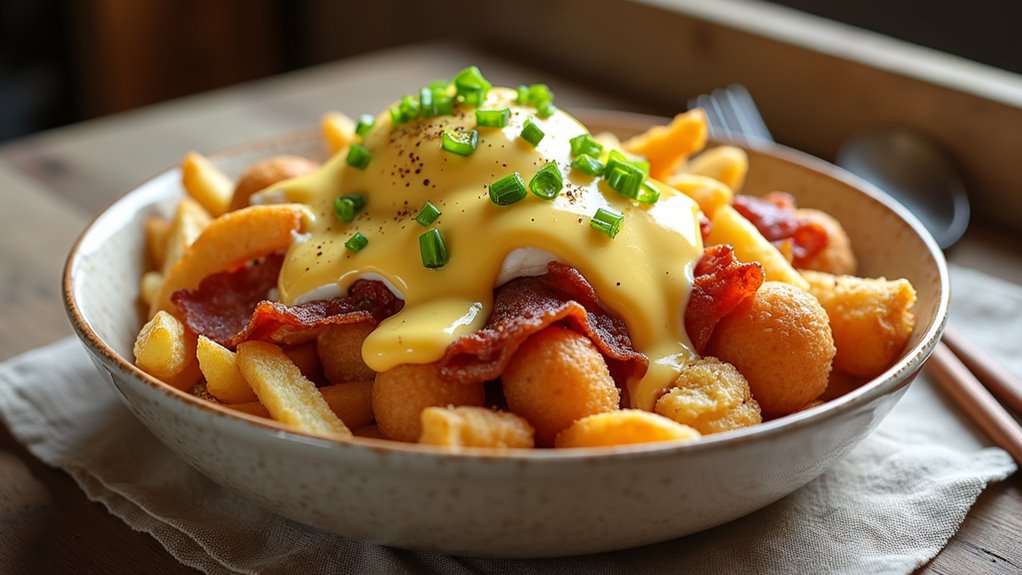 creamy hollandaise poutine delight