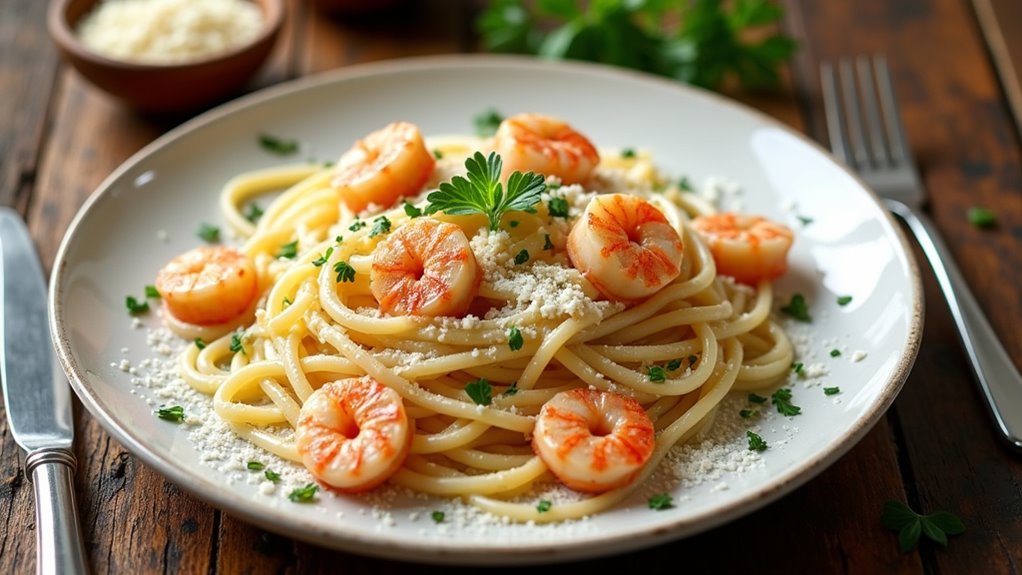 creamy seafood pasta delight