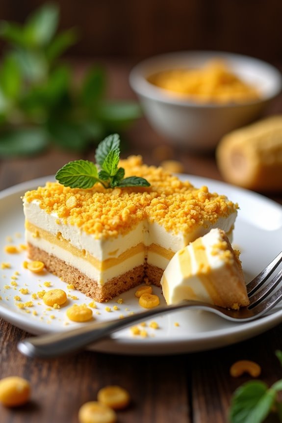 creating corn infused dessert masterpiece