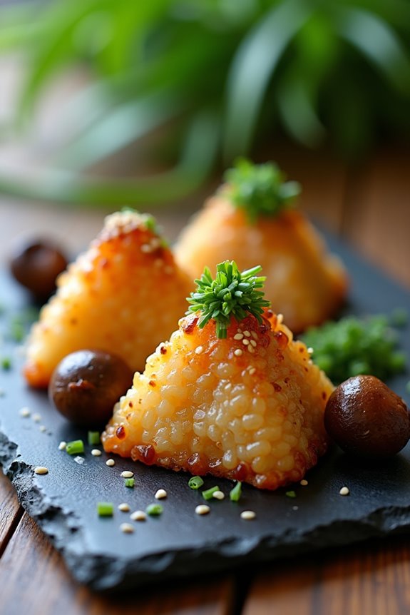 crispy yaki onigiri delight