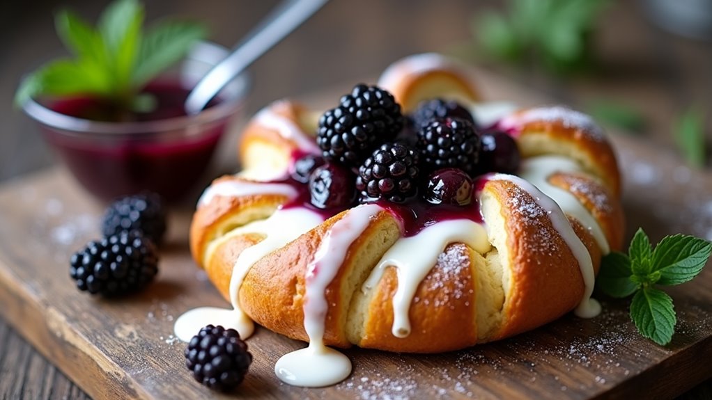 decadent blackberry cream cheese danish