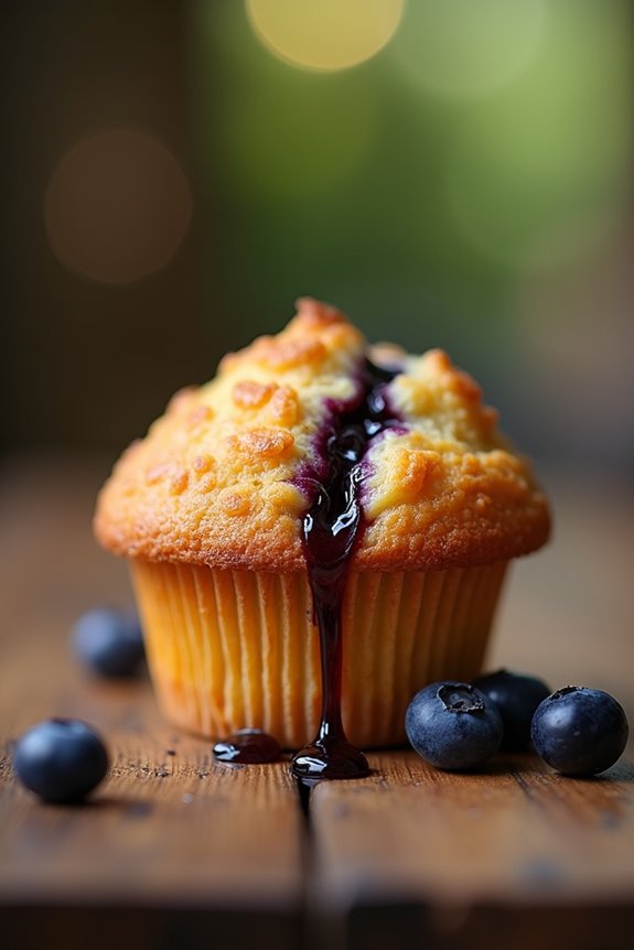 delicious cardamom blueberry muffins