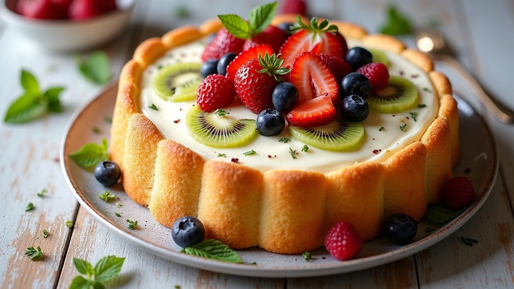 delicious charlotte russe cake