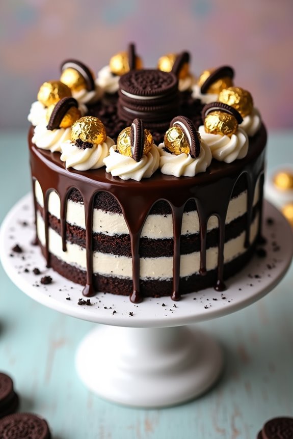 delicious chocolate cake creation