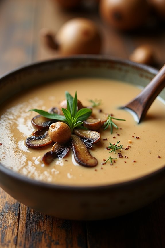 delicious double umami mushroom soup