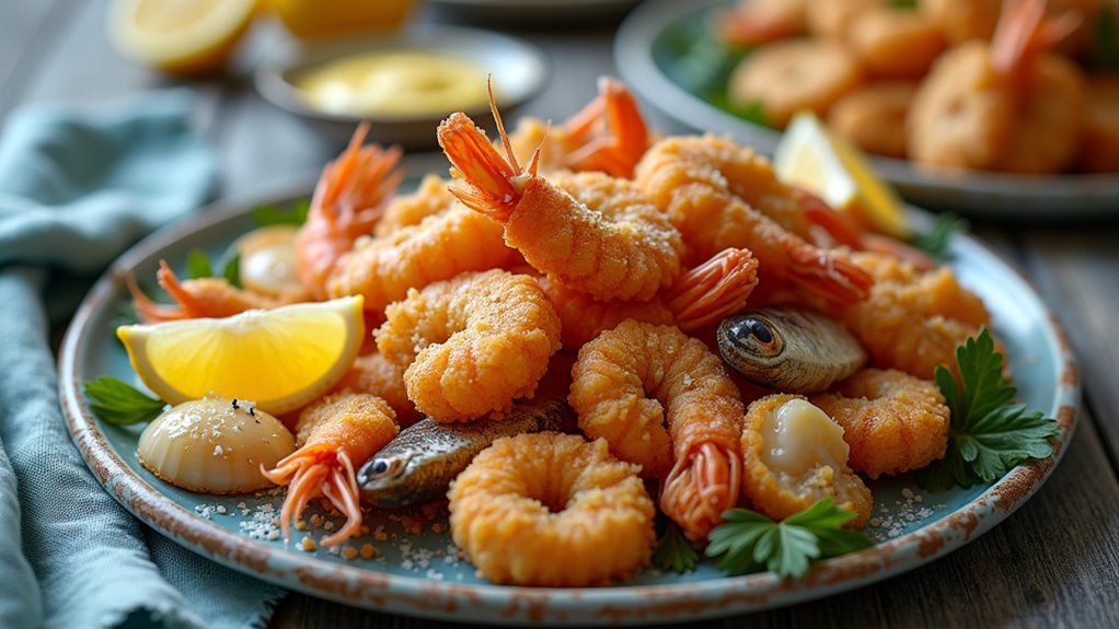 delicious mixed seafood dish