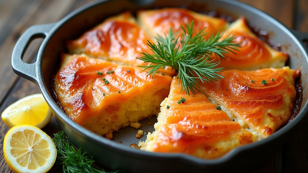 delicious salmon potato dish