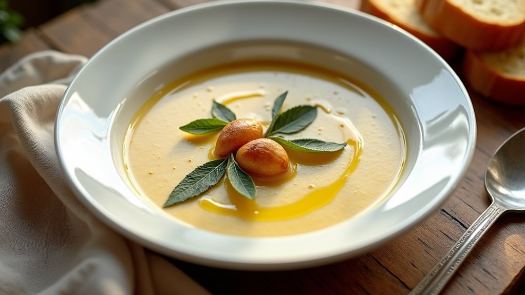 delightful comforting garlic soup