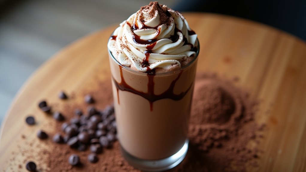 double chocolate frappuccino recipe