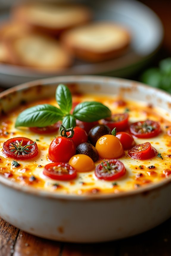 easy roasted cheese dip