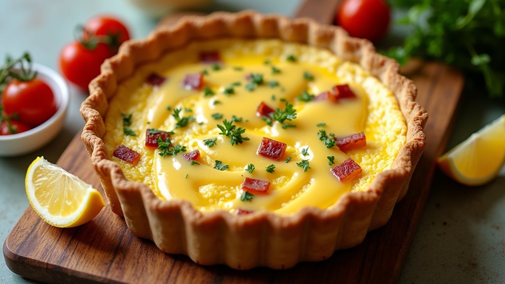 eggs benedict quiche delight