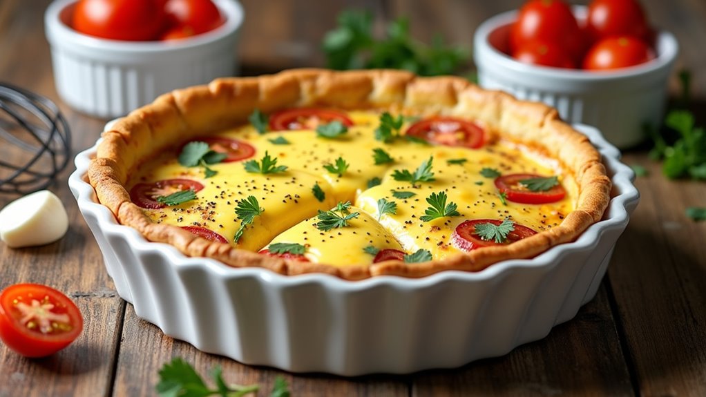 eggs benedict quiche recipe