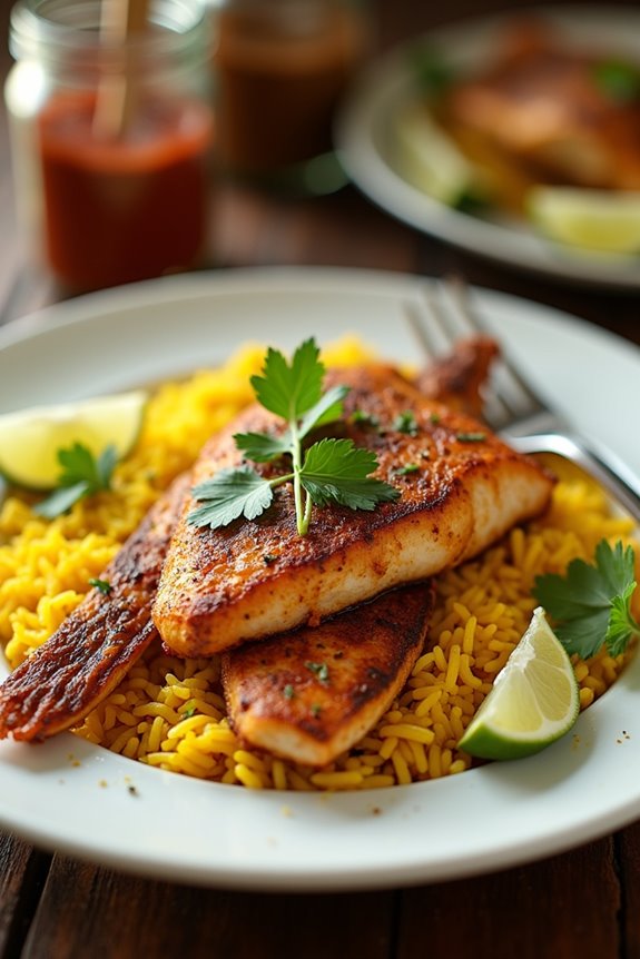 flavorful masala baked fish