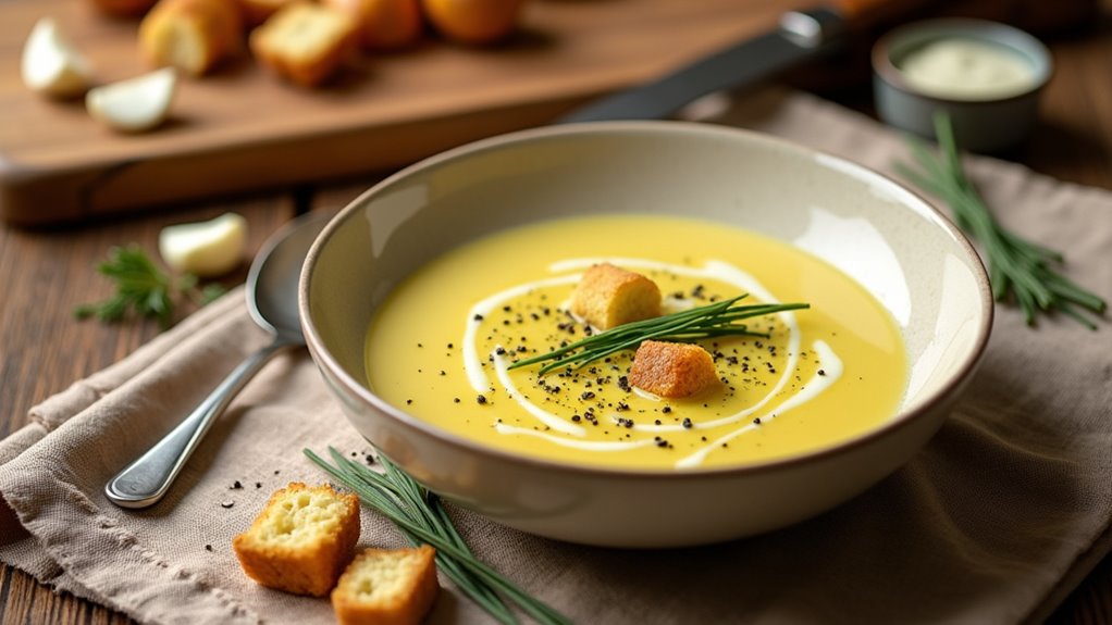 garlic soup for comfort