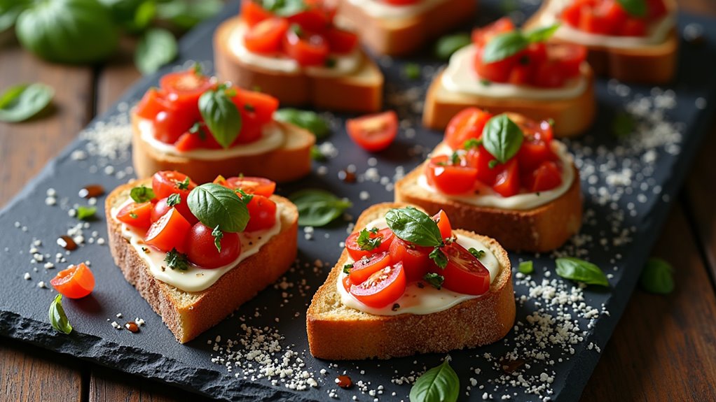 heart shaped bruschetta recipe